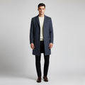 Cappotto sartoriale da uomo con revers