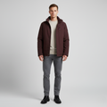 Giacca da uomo con zip e collo alto