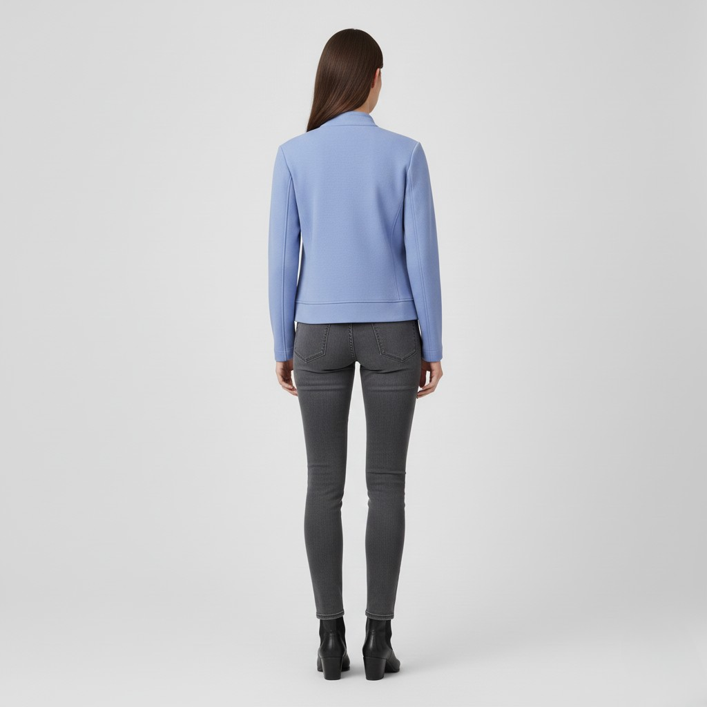 Giacca da donna con zip e collo alto