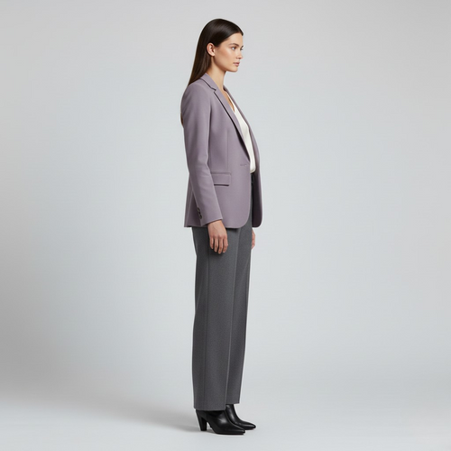 Blazer da donna a un bottone con taglio sagomato