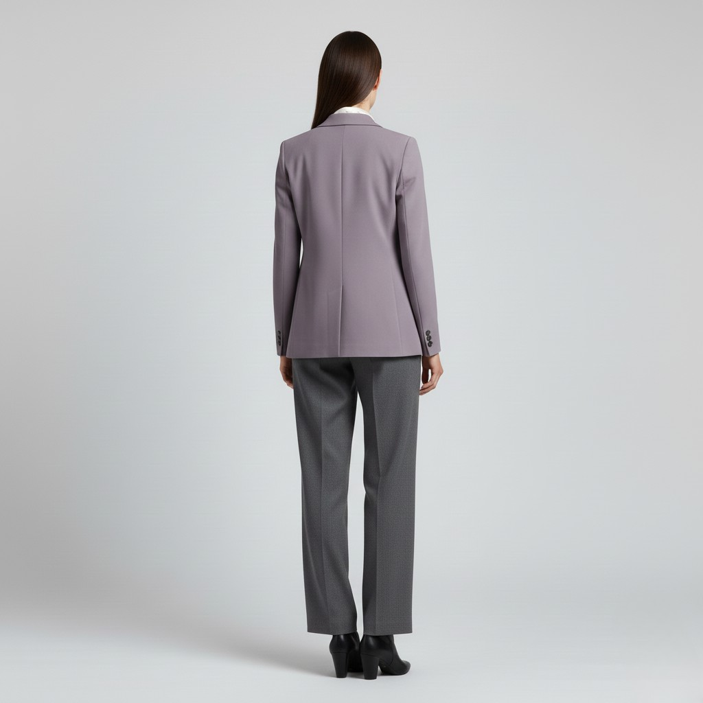 Blazer da donna a un bottone con taglio sagomato