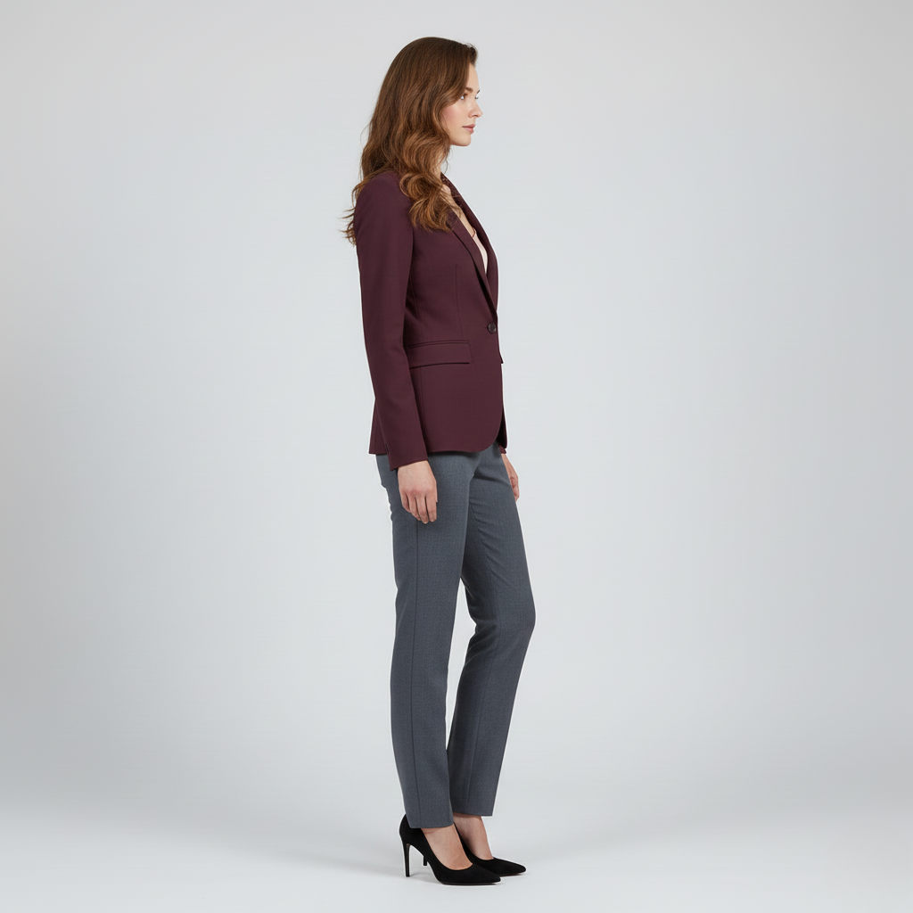 Blazer sartoriale da donna a un bottone