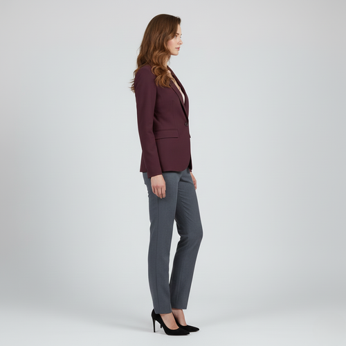 Blazer sartoriale da donna a un bottone