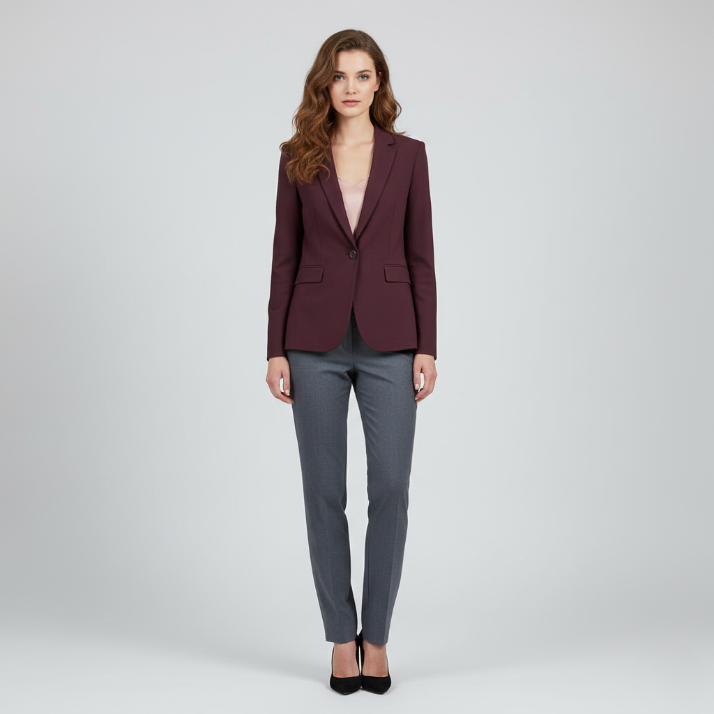 Blazer sartoriale da donna a un bottone